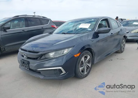 2020 Honda Civic Lx from USA, damaged, VIN 19XFC2F63LE001759